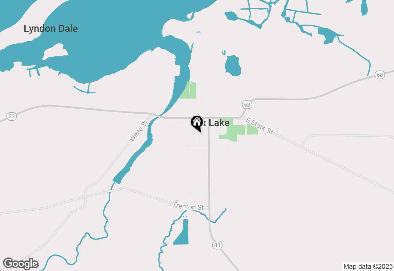 Map of 205 Ann Street, Fox Lake, WI 53933