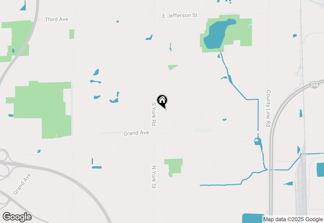 Map of 1043 S York Road #605, Bensenville, IL 60106