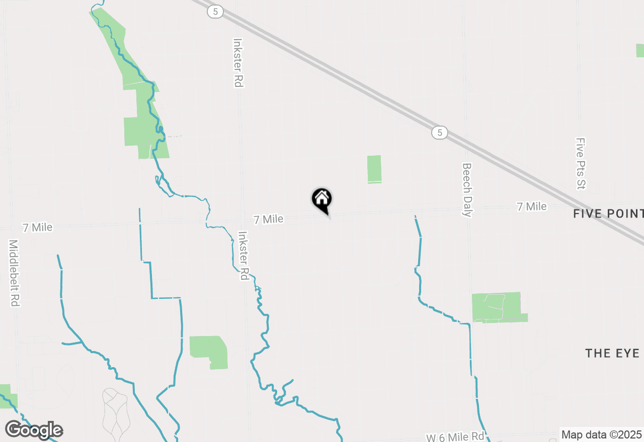 Map of 26817 W 7 Mile Road, Redford, MI 48240