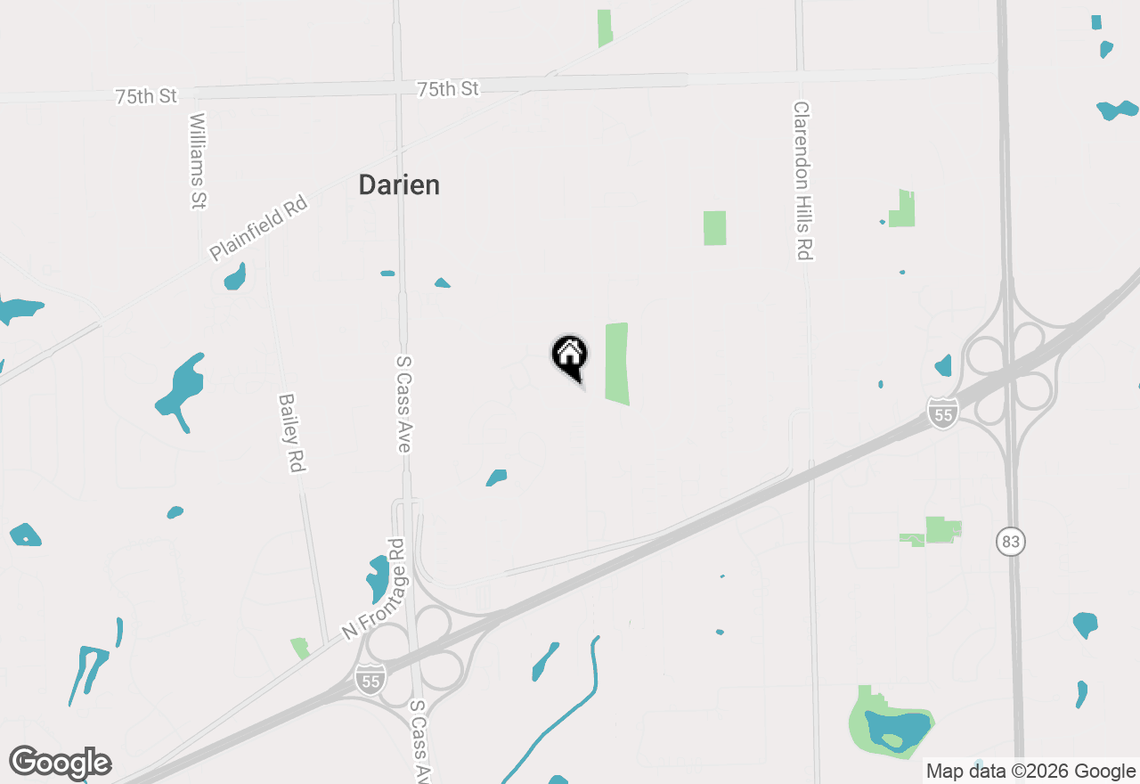Map of 17W467 Portsmouth Drive, Darien, IL 60561
