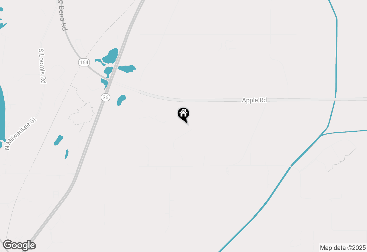 Map of 3834 Ridgeview Ln, Waterford, WI 53185