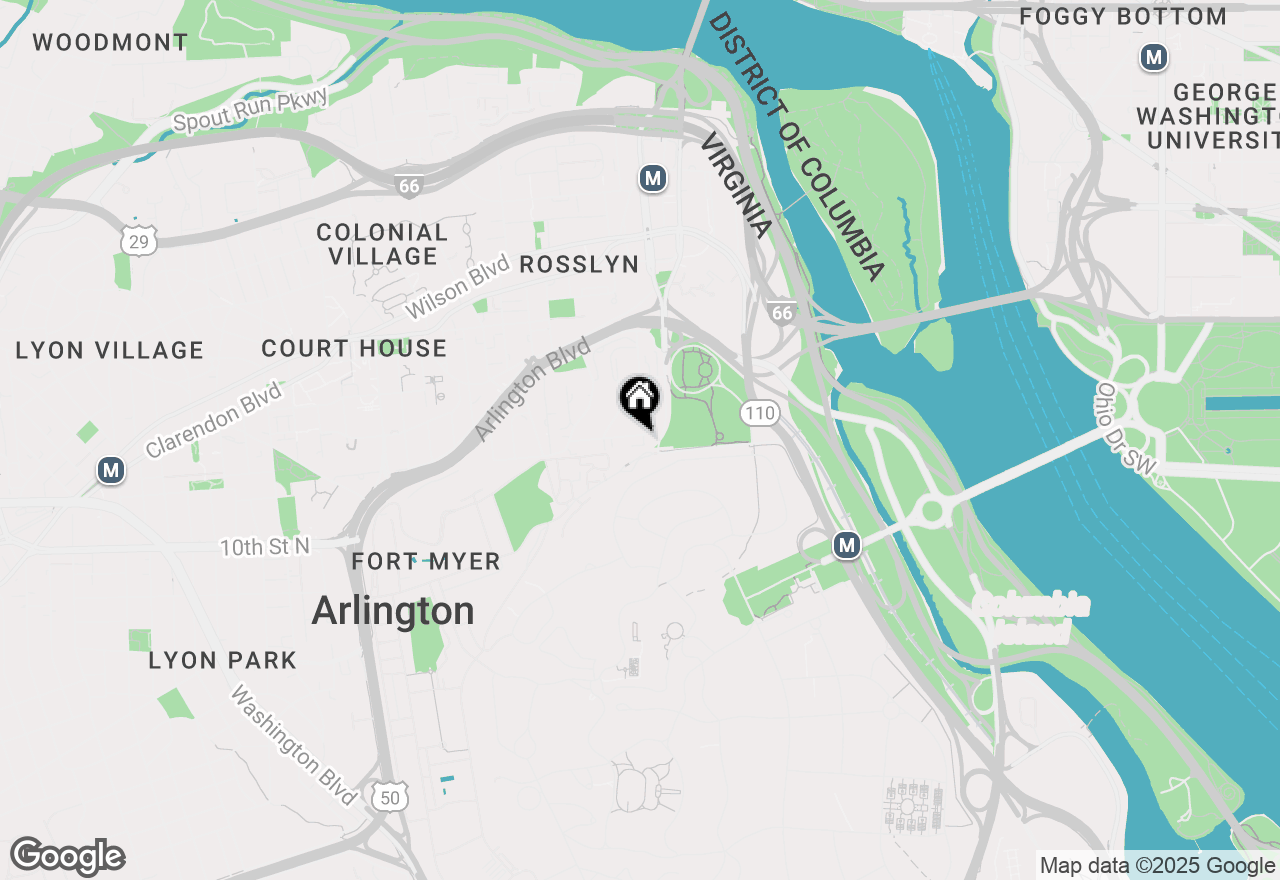 Map of 1400 12th Street N #S-102, Arlington, VA 22209