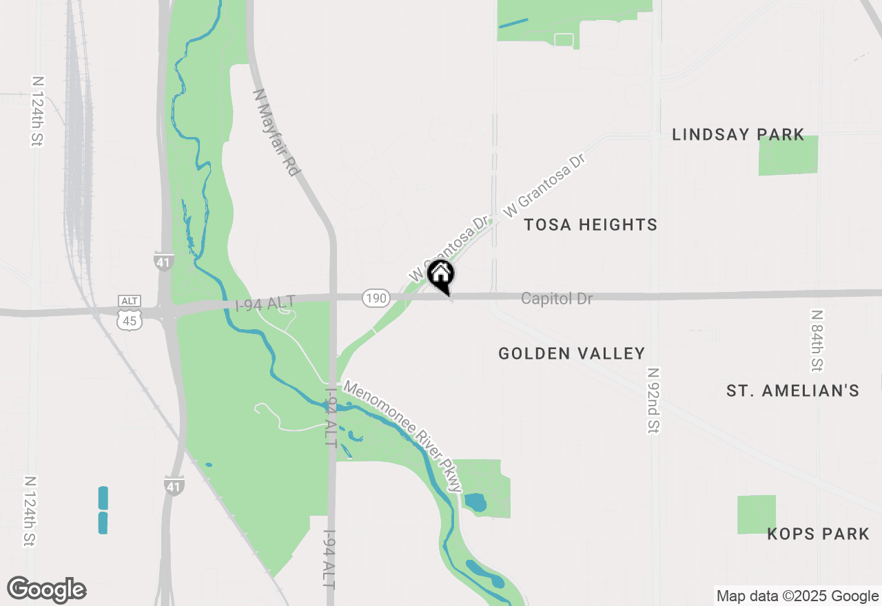 Map of 10225 W Capitol Dr #B, Wauwatosa, WI 53222