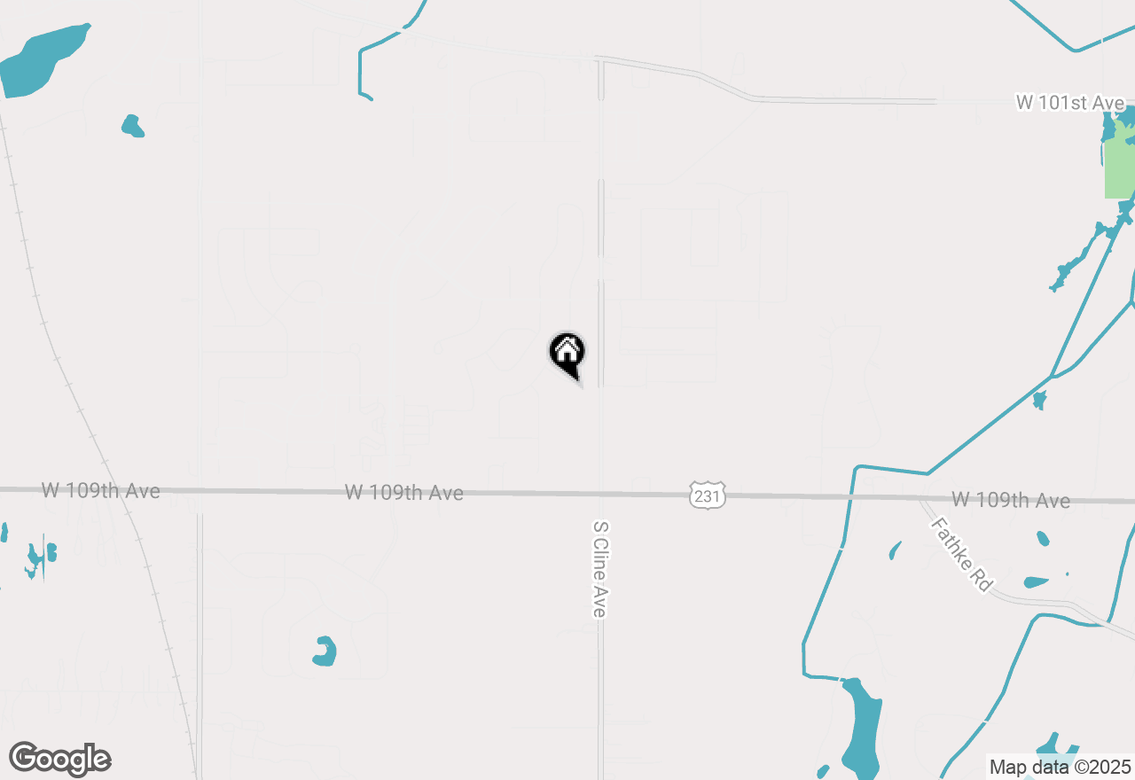 Map of 8117 Cranberry Drive, St. John, IN 46373