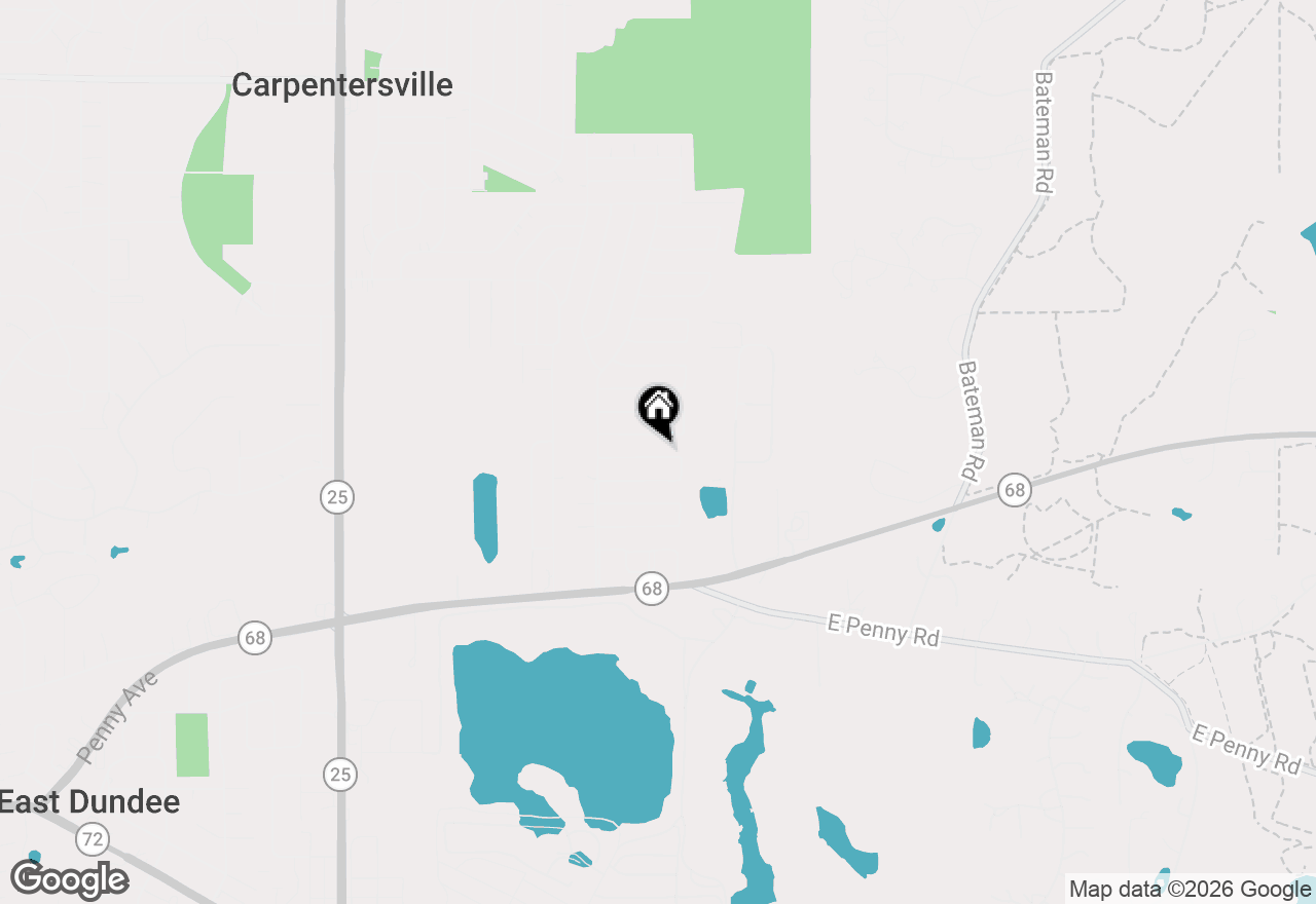 Map of 1918 Bristol Circle, Carpentersville, IL 60110