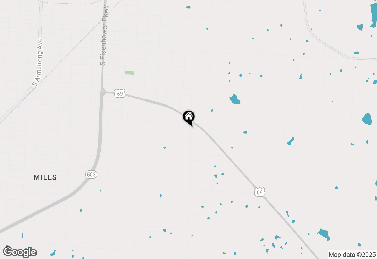 Map of 91 Desvoignes Road, Denison, TX 75021