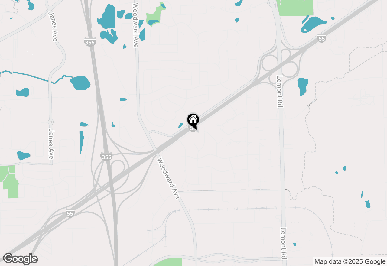 Map of 20W315 S Frontage Road, Lemont, IL 60439