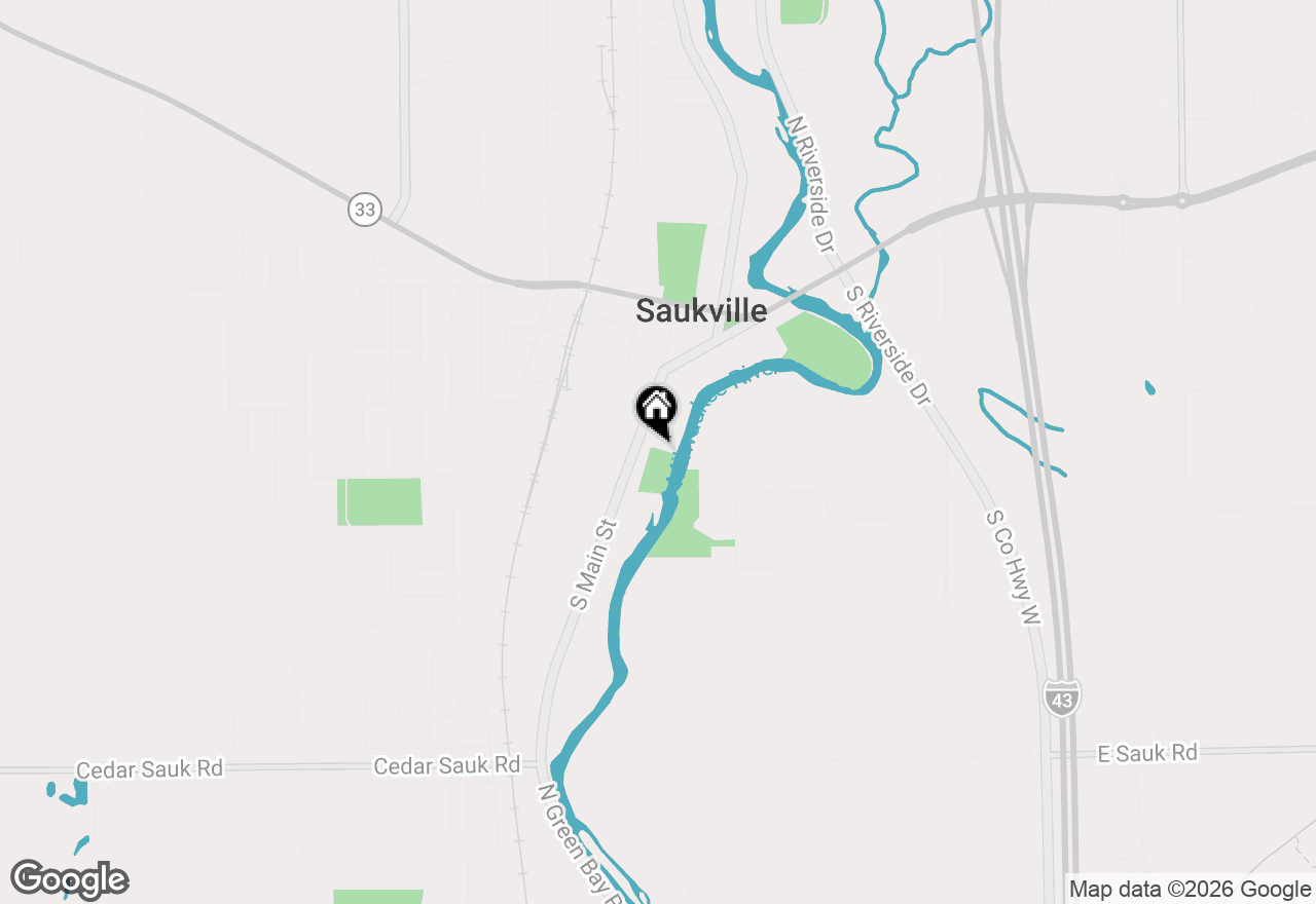 Map of 512 S Main St, Saukville, WI 53080