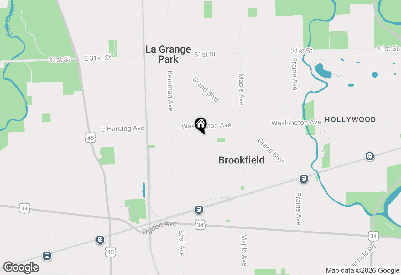Map of 3533 Morton Avenue, Brookfield, IL 60513