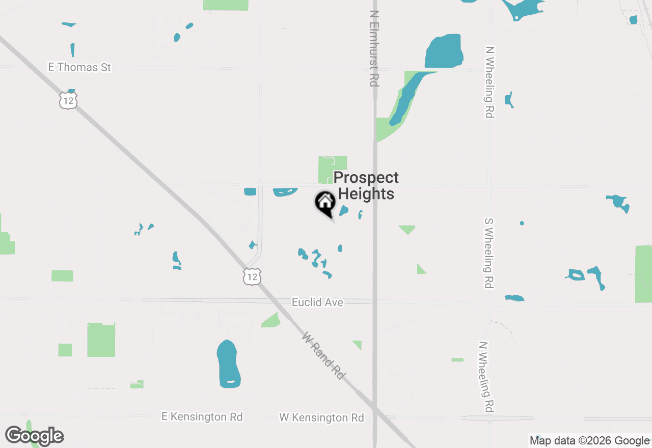Map of 1432 Picadilly Circle, Mount Prospect, IL 60056