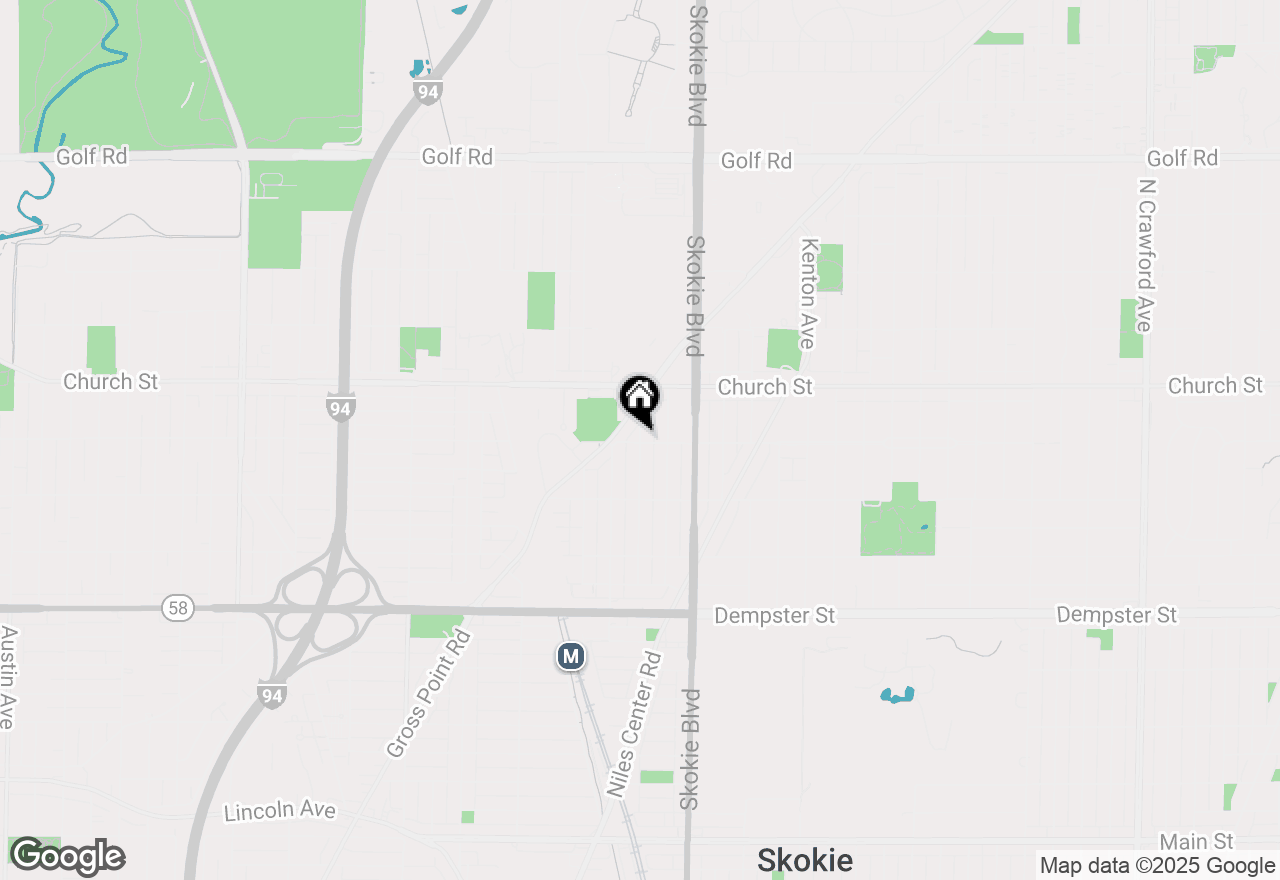 Map of 9109 Lamon Avenue #2N, Skokie, IL 60077