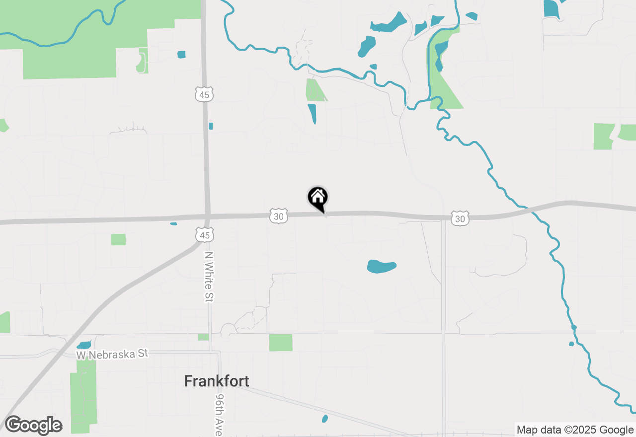 Map of 9217 W Lincoln Highway, Frankfort, IL 60423