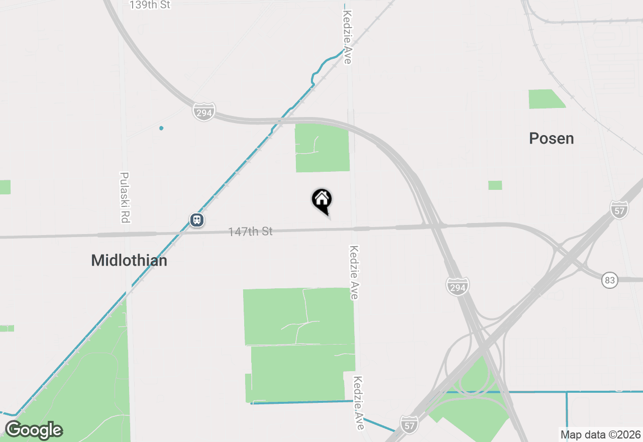 Map of 14640 Spaulding Avenue, Midlothian, IL 60445