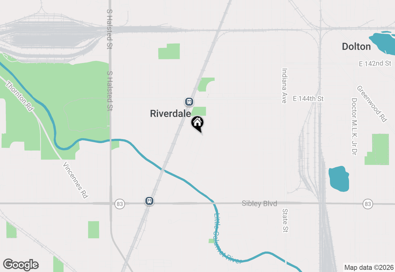 Map of 14600 Princeton Avenue, Dolton, IL 60419