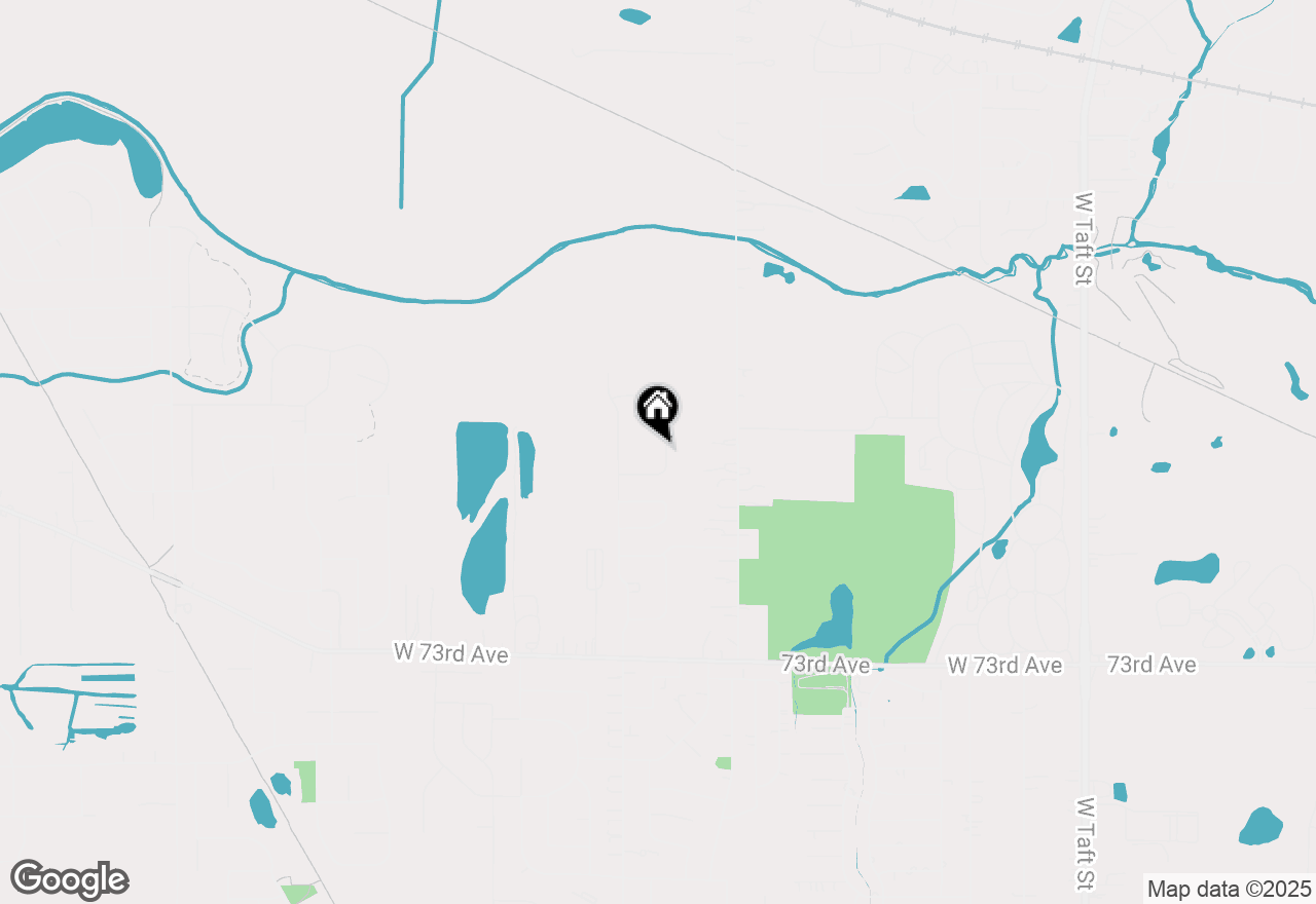 Map of 6870 Wallace Street, Merrillville, IN 46410