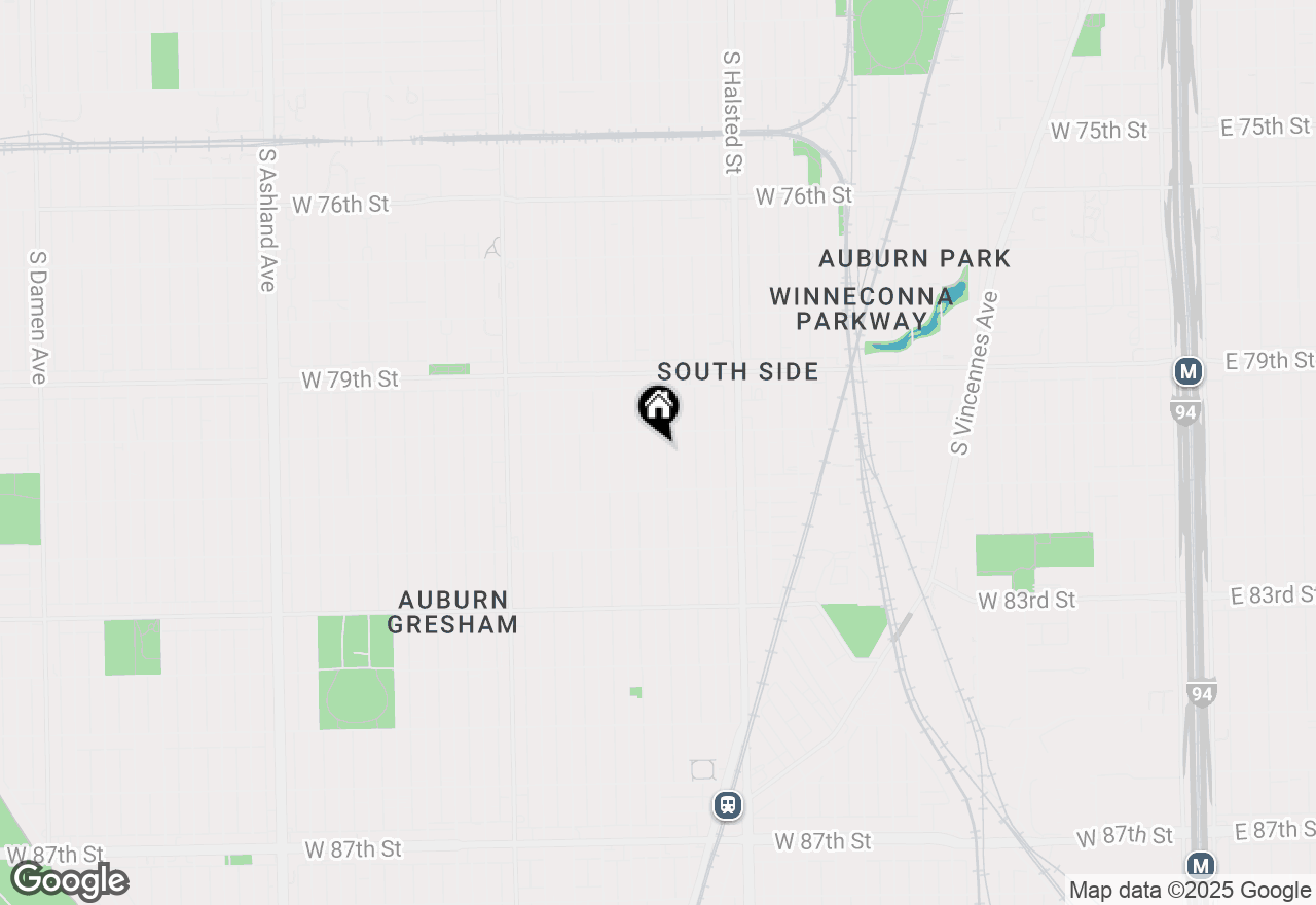 Map of 8019 S Sangamon Street, Chicago, IL 60620