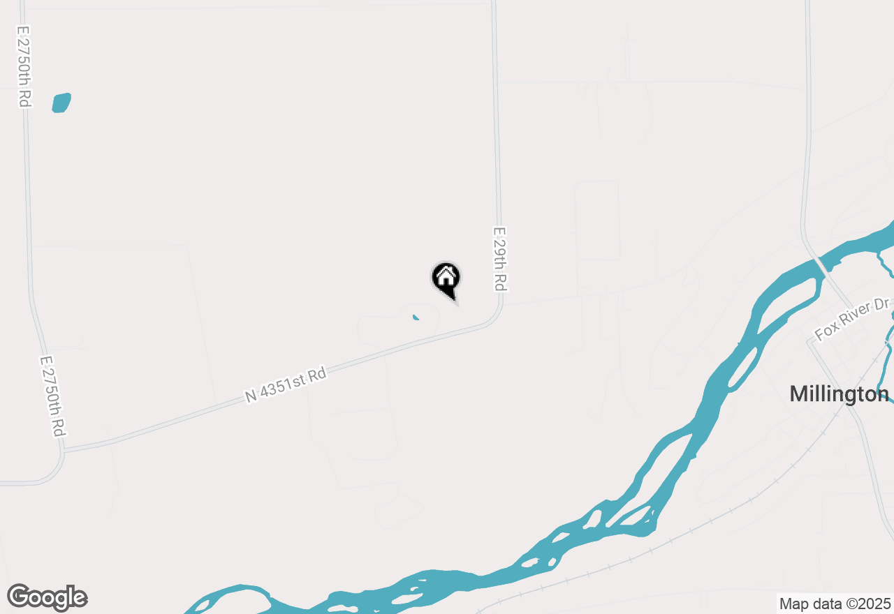 Map of 2879 N 4360th Road, Sheridan, IL 60551