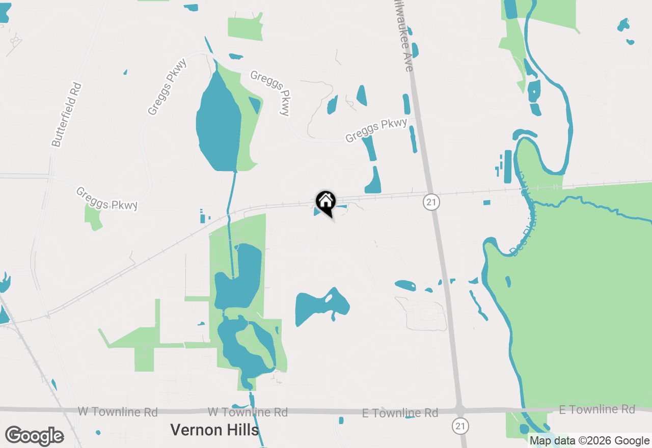 Map of 1472 Pinehurst Circle, Vernon Hills, IL 60061