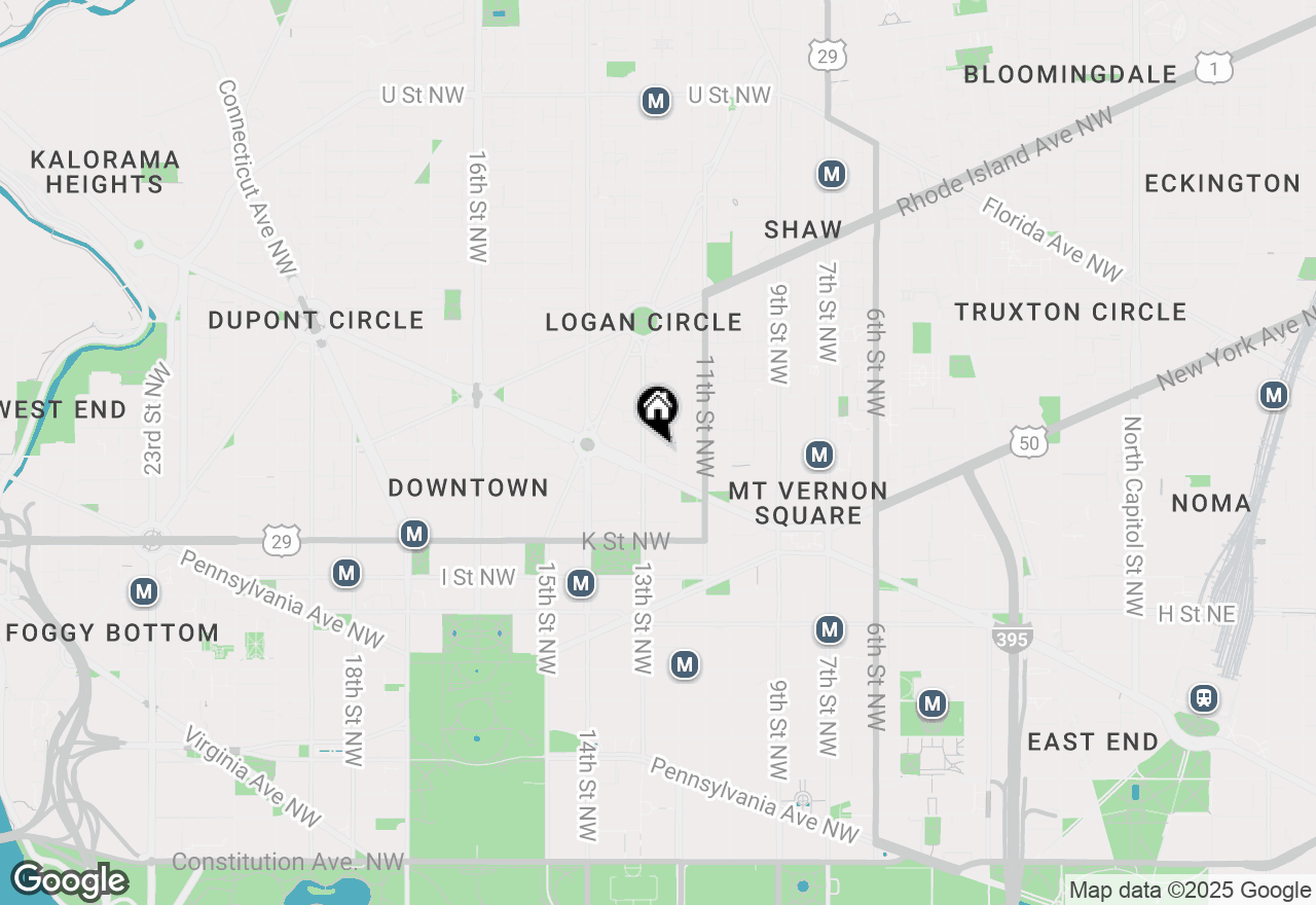 Map of 1224 M Street Nw #203, Washington, DC 20005