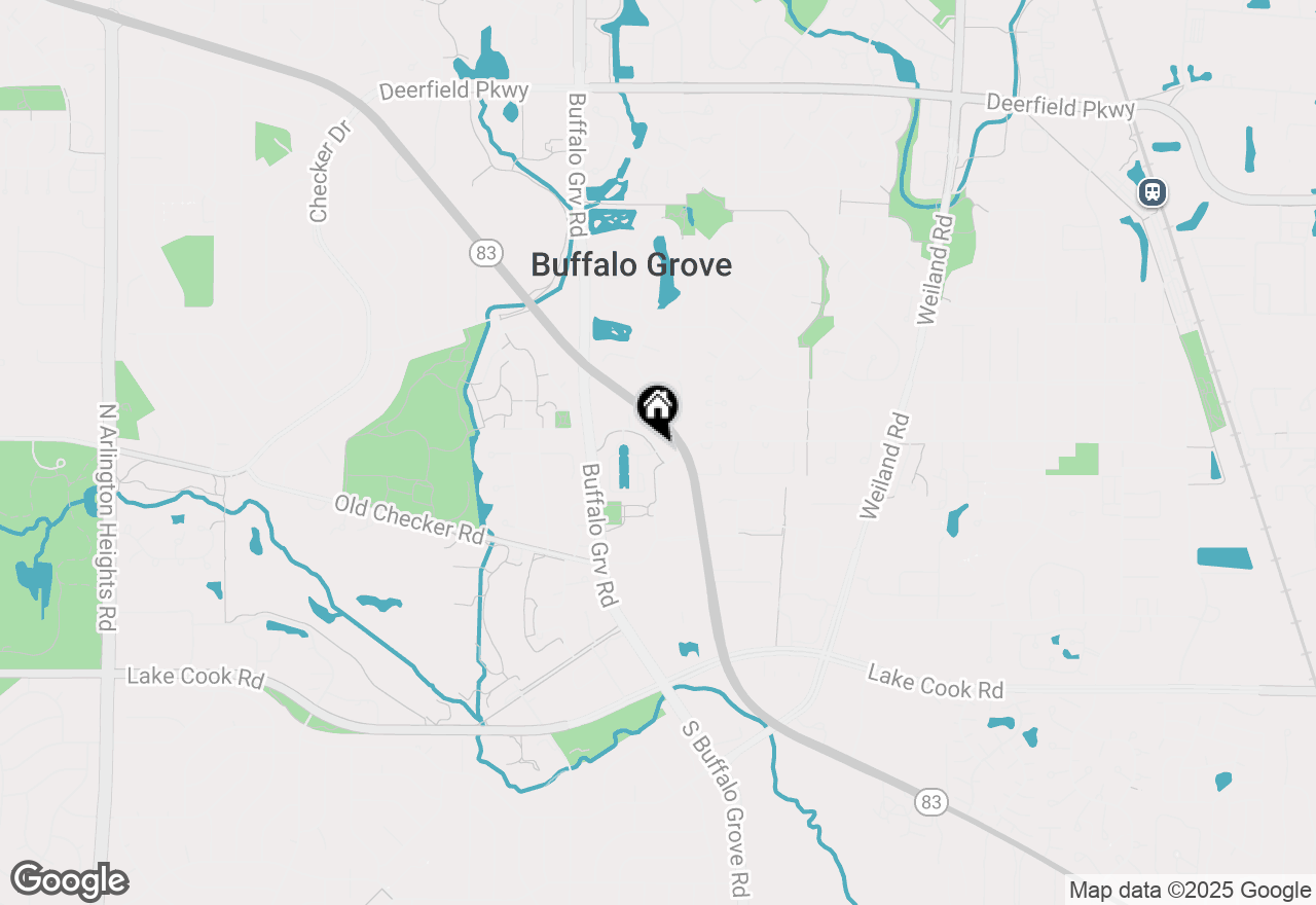 Map of 351 Town Place Circle #207, Buffalo Grove, IL 60089