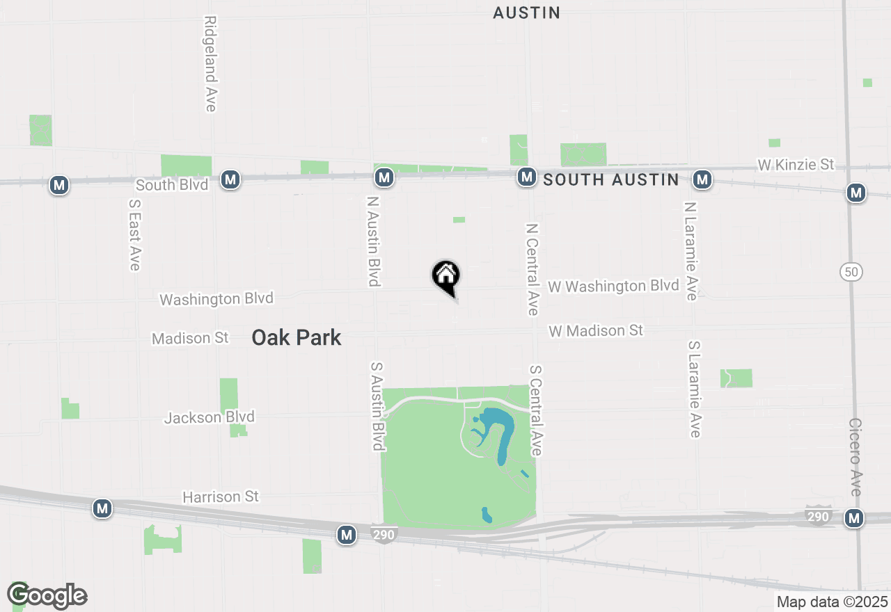 Map of 46 N Menard Avenue #BG, Chicago, IL 60644