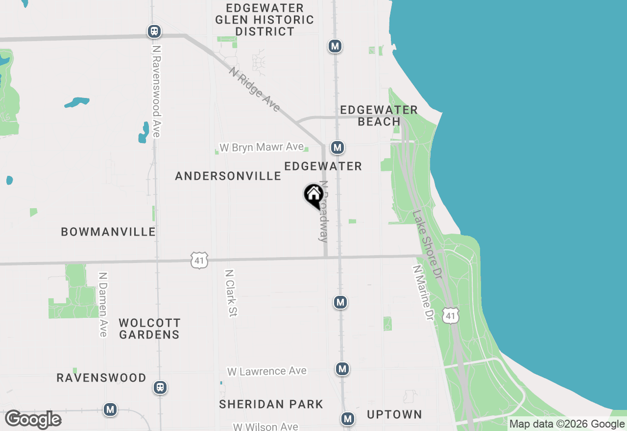 Map of 5331 N Magnolia Avenue, Chicago, IL 60640