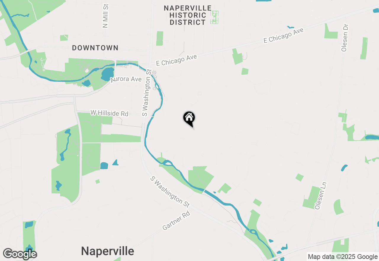 Map of 651 S Loomis Street, Naperville, IL 60540