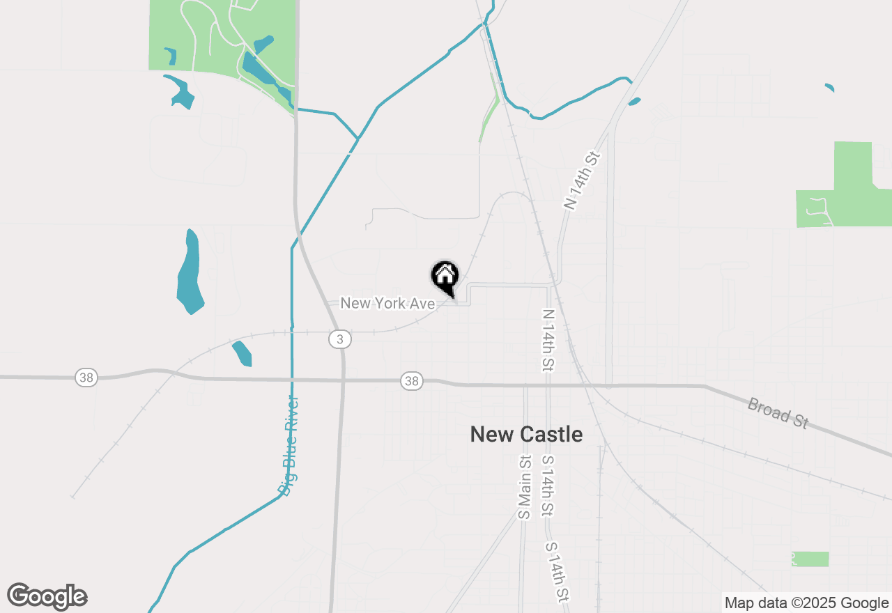Map of 517 New York Avenue, New Castle, IN 47362