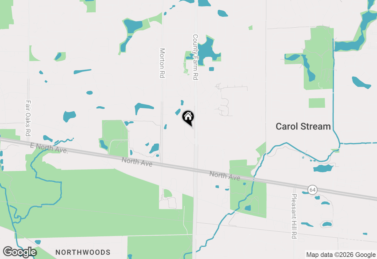Map of 2N629 Jefferson Street, West Chicago, IL 60185