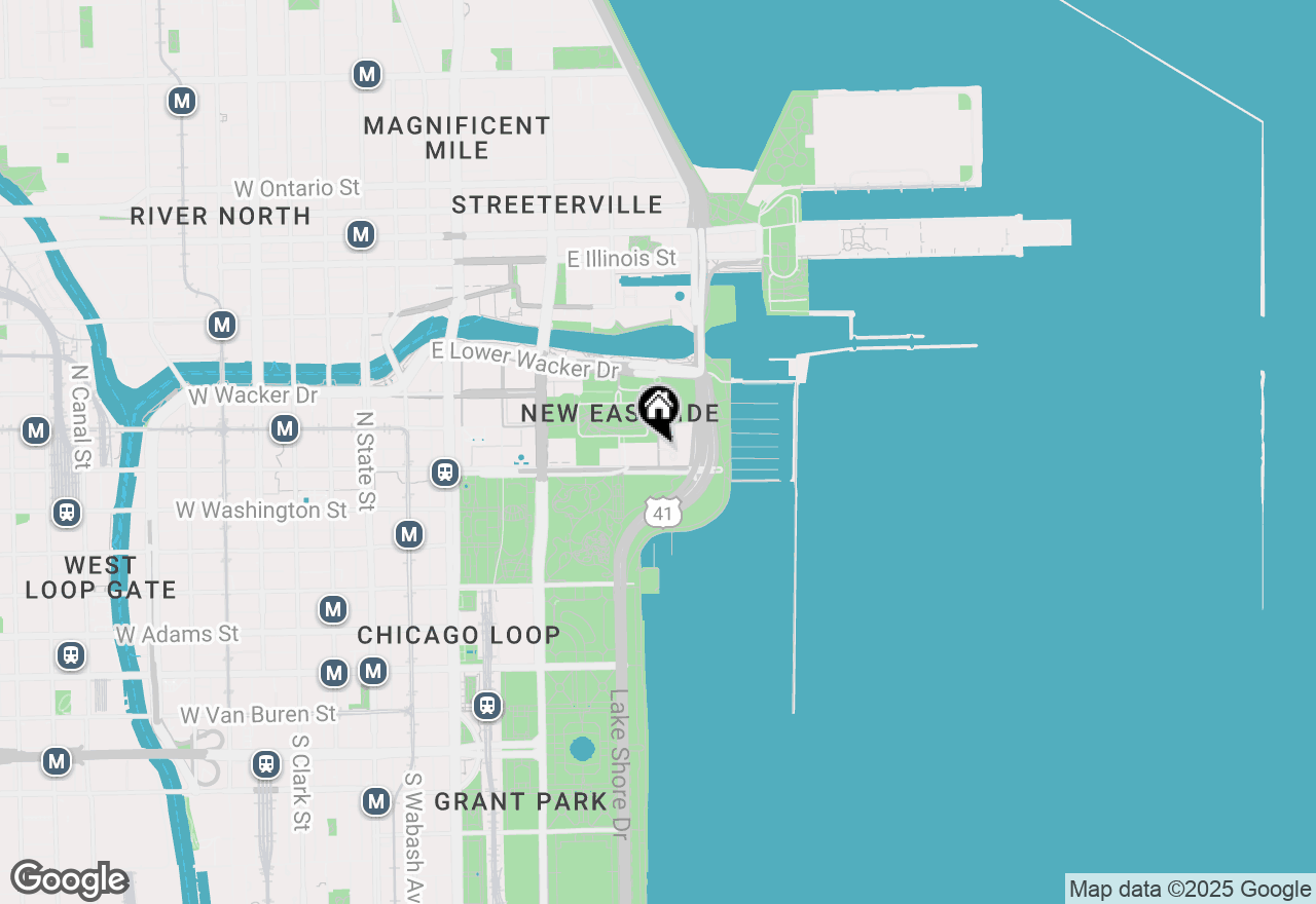 Map of 211 N Harbor Drive #1706, Chicago, IL 60601