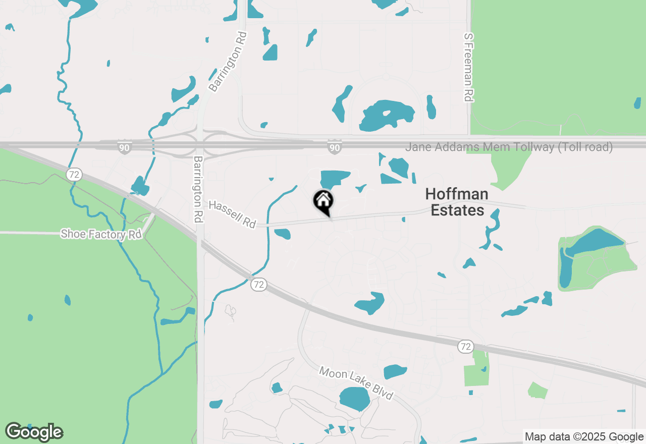 Map of 1996 Blackberry Lane, Hoffman Estates, IL 60169