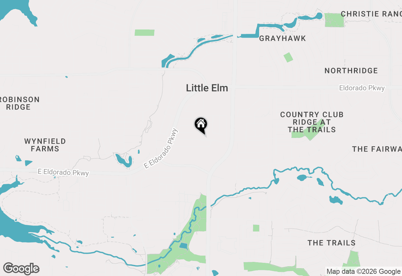 Map of 2661 Pine Trail Drive, Little Elm, TX 75068