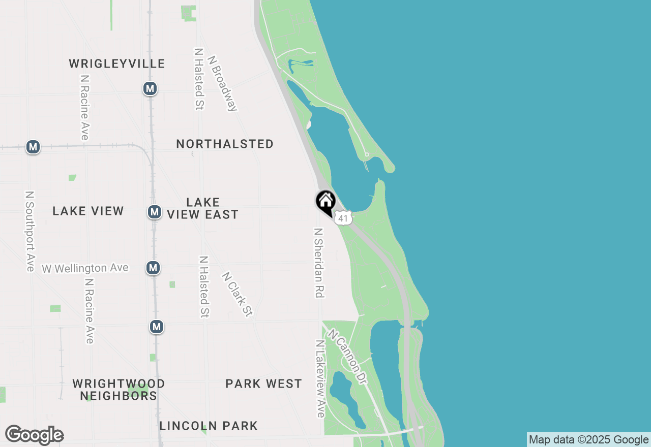 Map of 3150 N Lake Shore Drive #11F-12F, Chicago, IL 60657