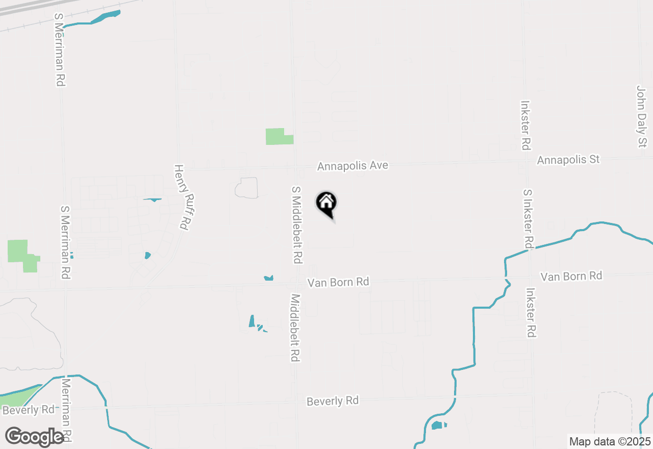 Map of 29025 Powers Street, Westland, MI 48186