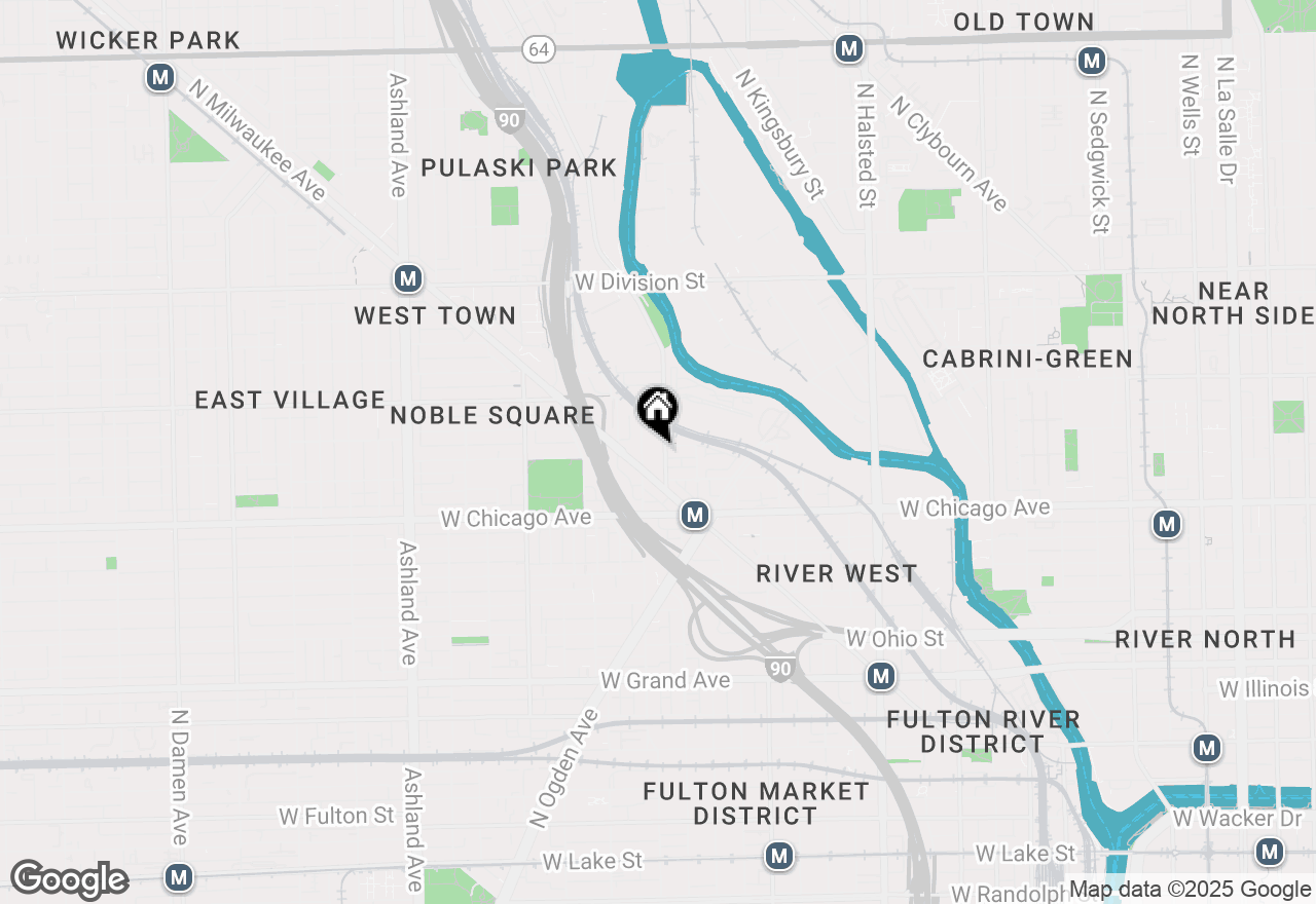 Map of 860 N Elston Avenue #5, Chicago, IL 60622