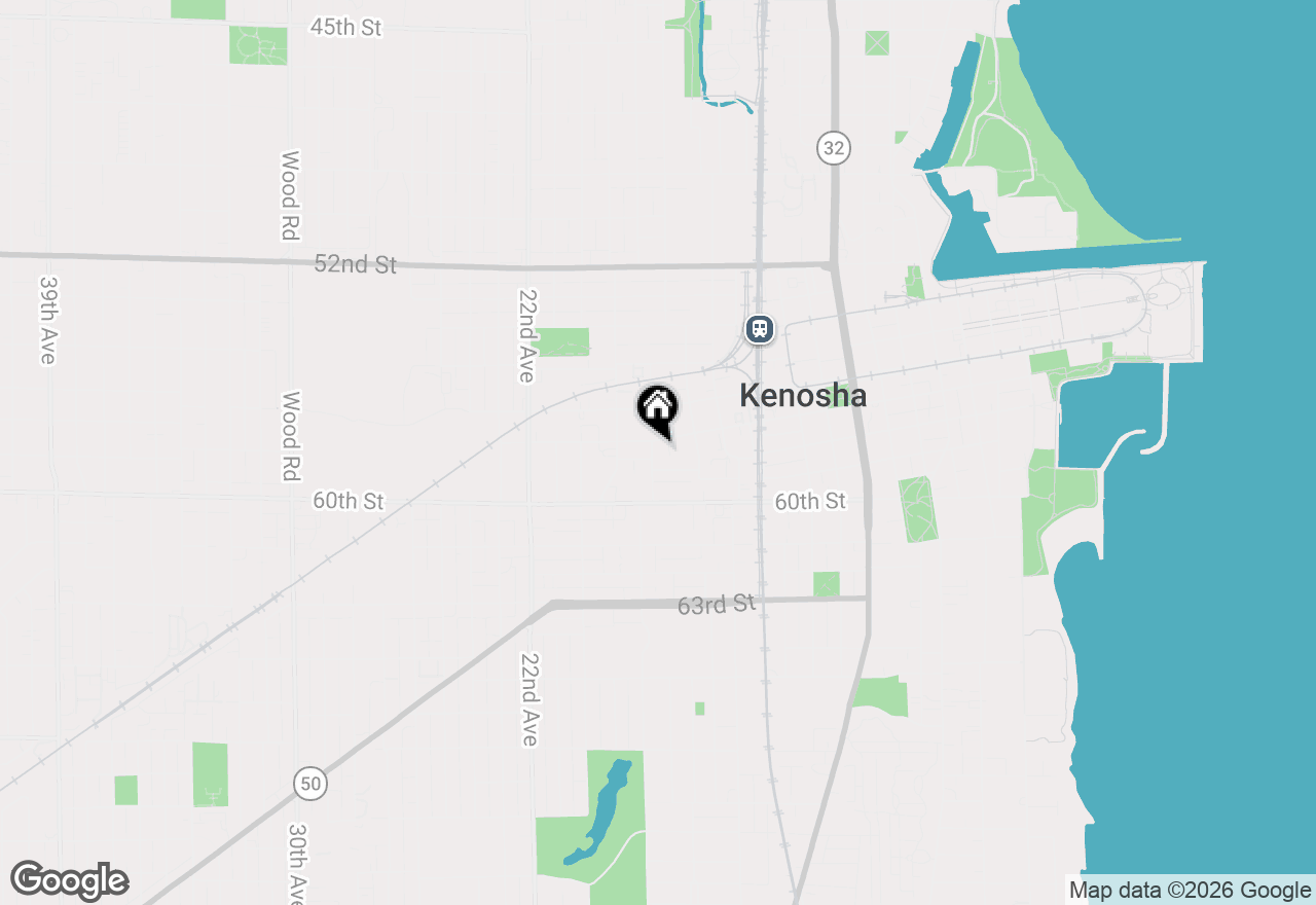 Map of 5711 18th Ave, Kenosha, WI 53140