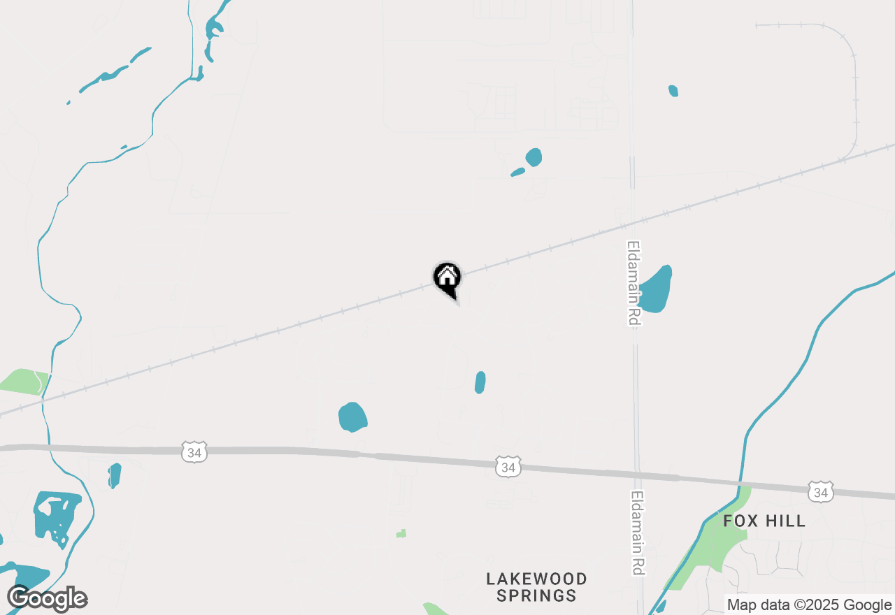 Map of 3616 Hoffman Street, Plano, IL 60545