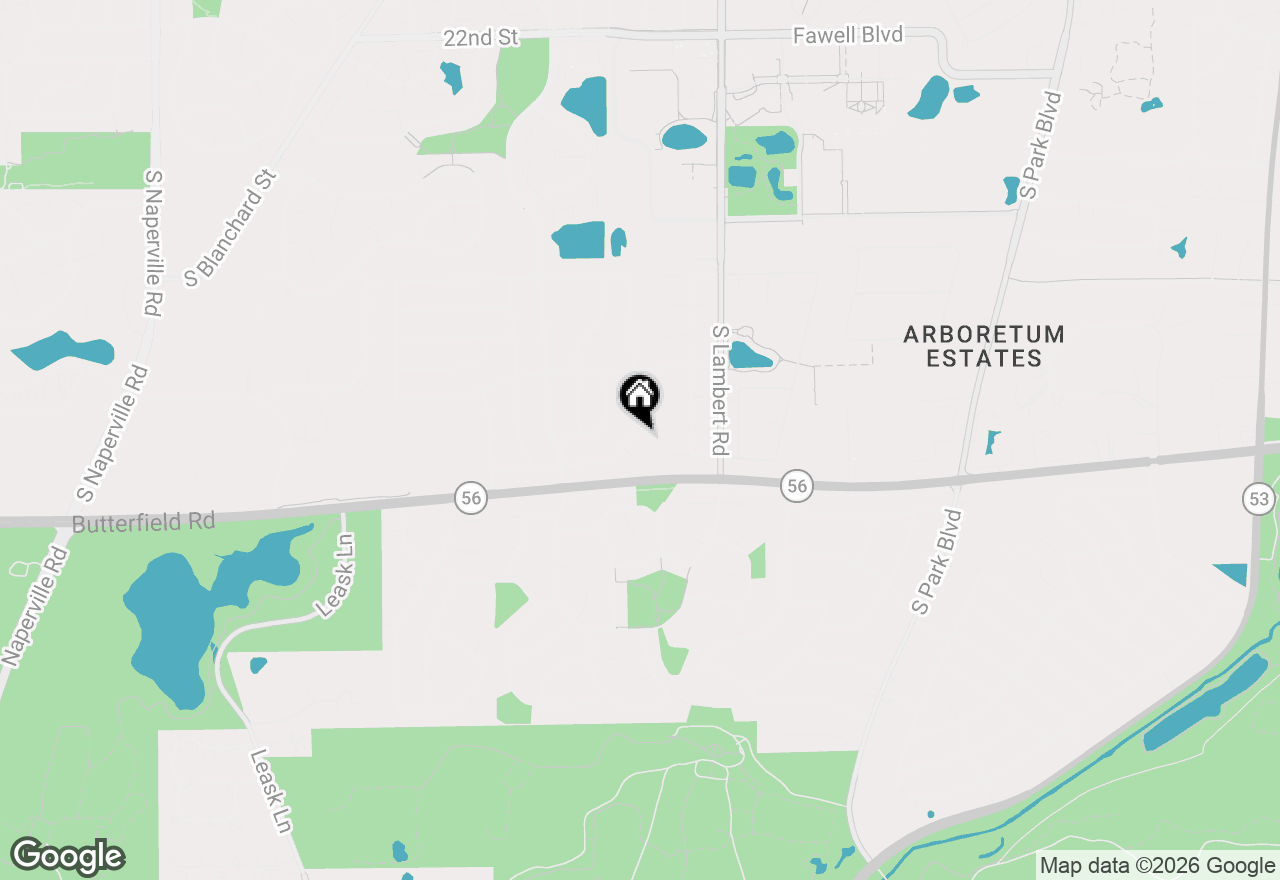 Map of 2011 Brentwood Lane E, Wheaton, IL 60189