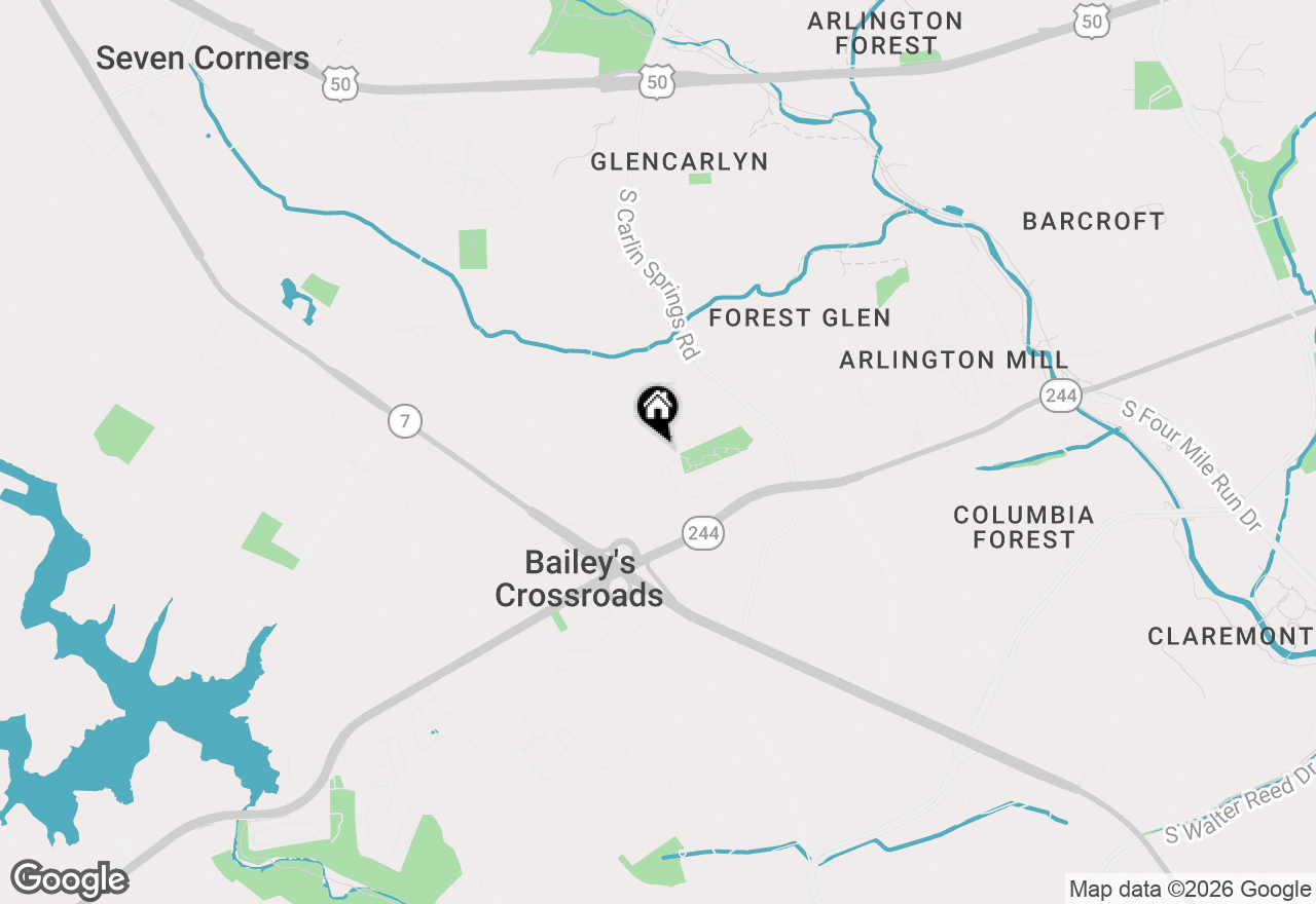 Map of 3336 Spring Lane #A-30, Falls Church, VA 22041