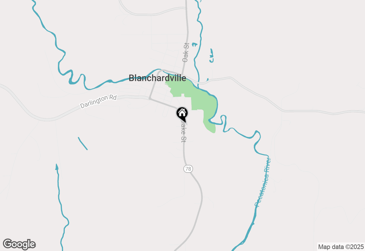 Map of 805 Blake Street, Blanchardville, WI 53516