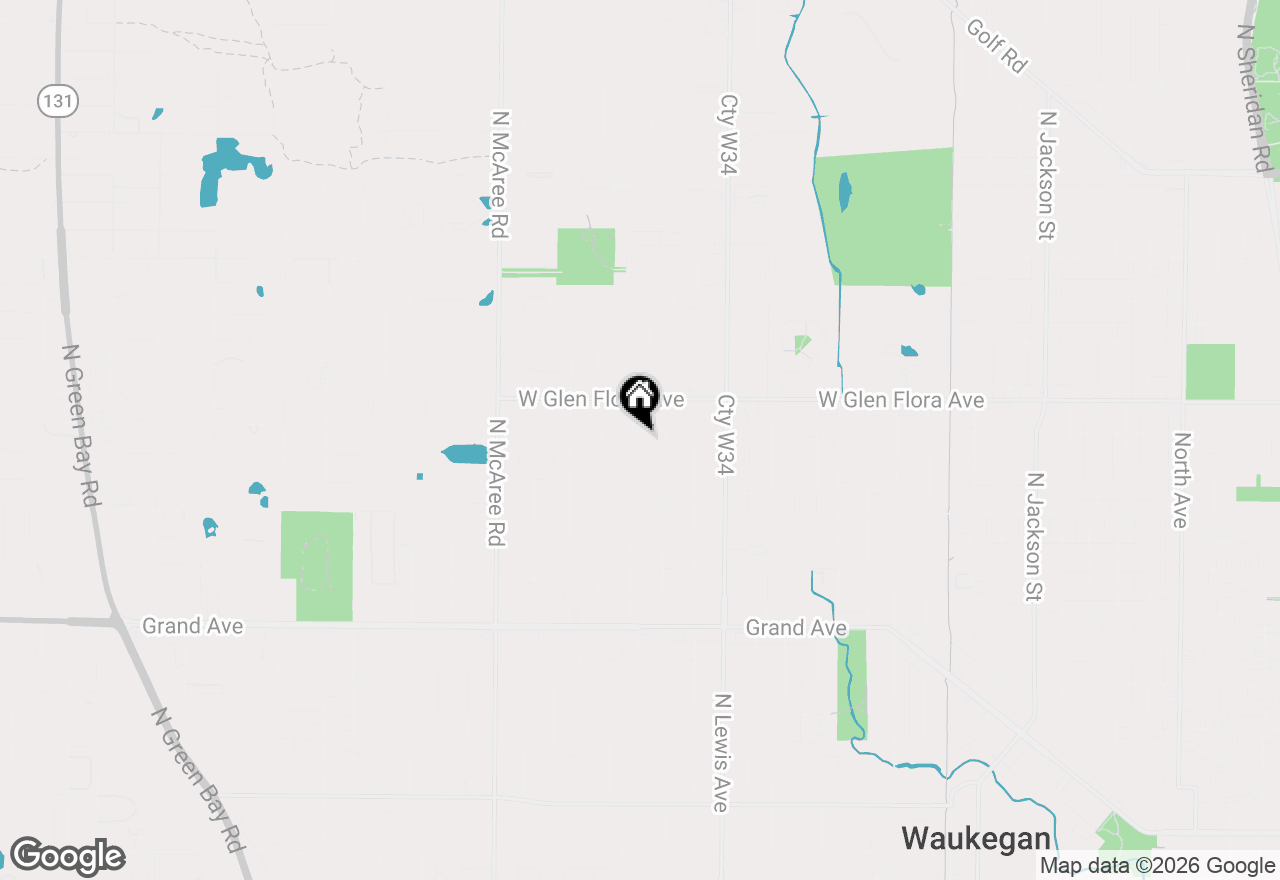 Map of 1111 N Berwick Boulevard, Waukegan, IL 60085