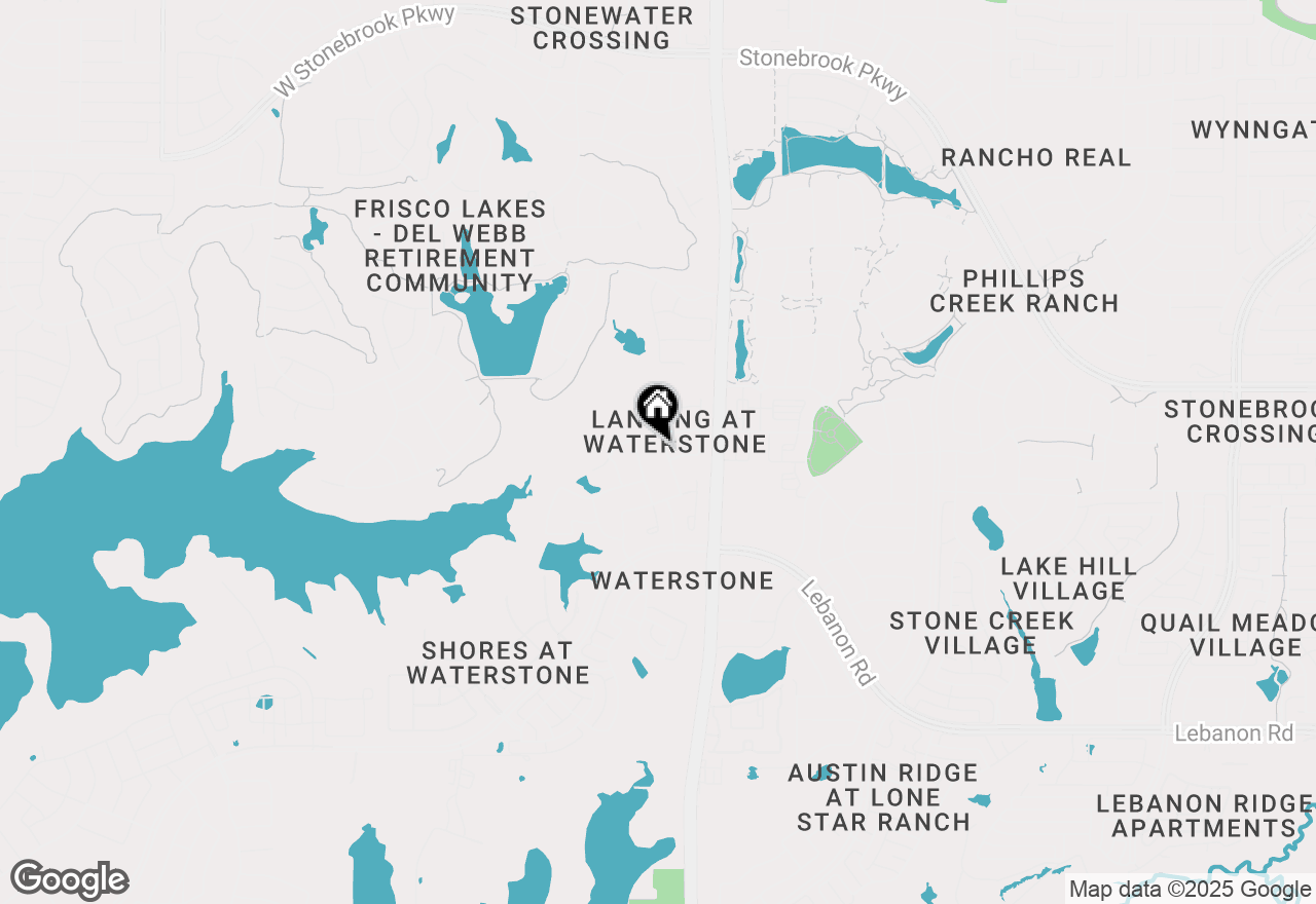 Map of 6165 Larkspur Lane, Frisco, TX 75036