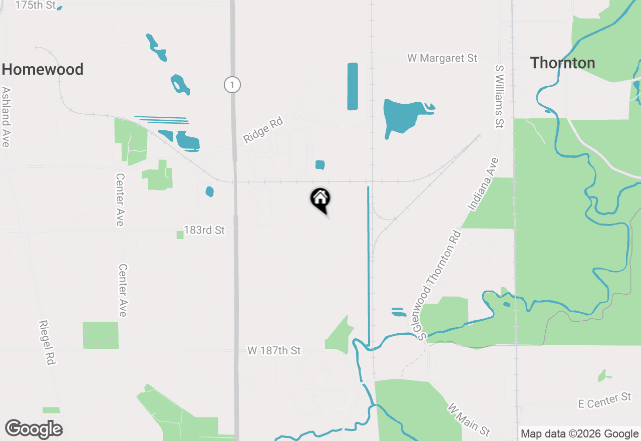 Map of 702 W Fitzhenry Court, Glenwood, IL 60425