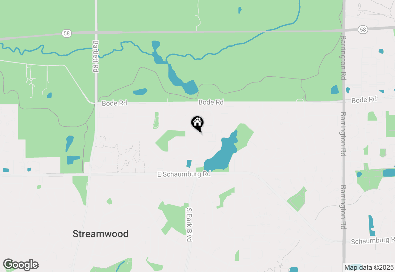 Map of 40 Victoria Lane #G, Streamwood, IL 60107