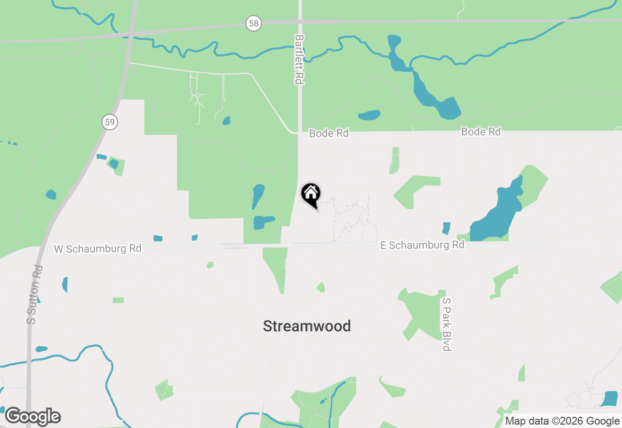 Map of 33 Stonegate Lane, Streamwood, IL 60107