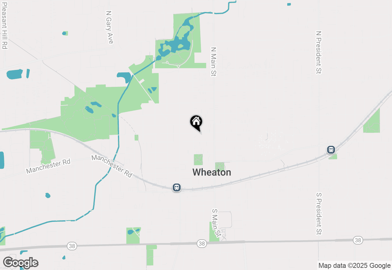 Map of 517 N Wheaton Avenue, Wheaton, IL 60187