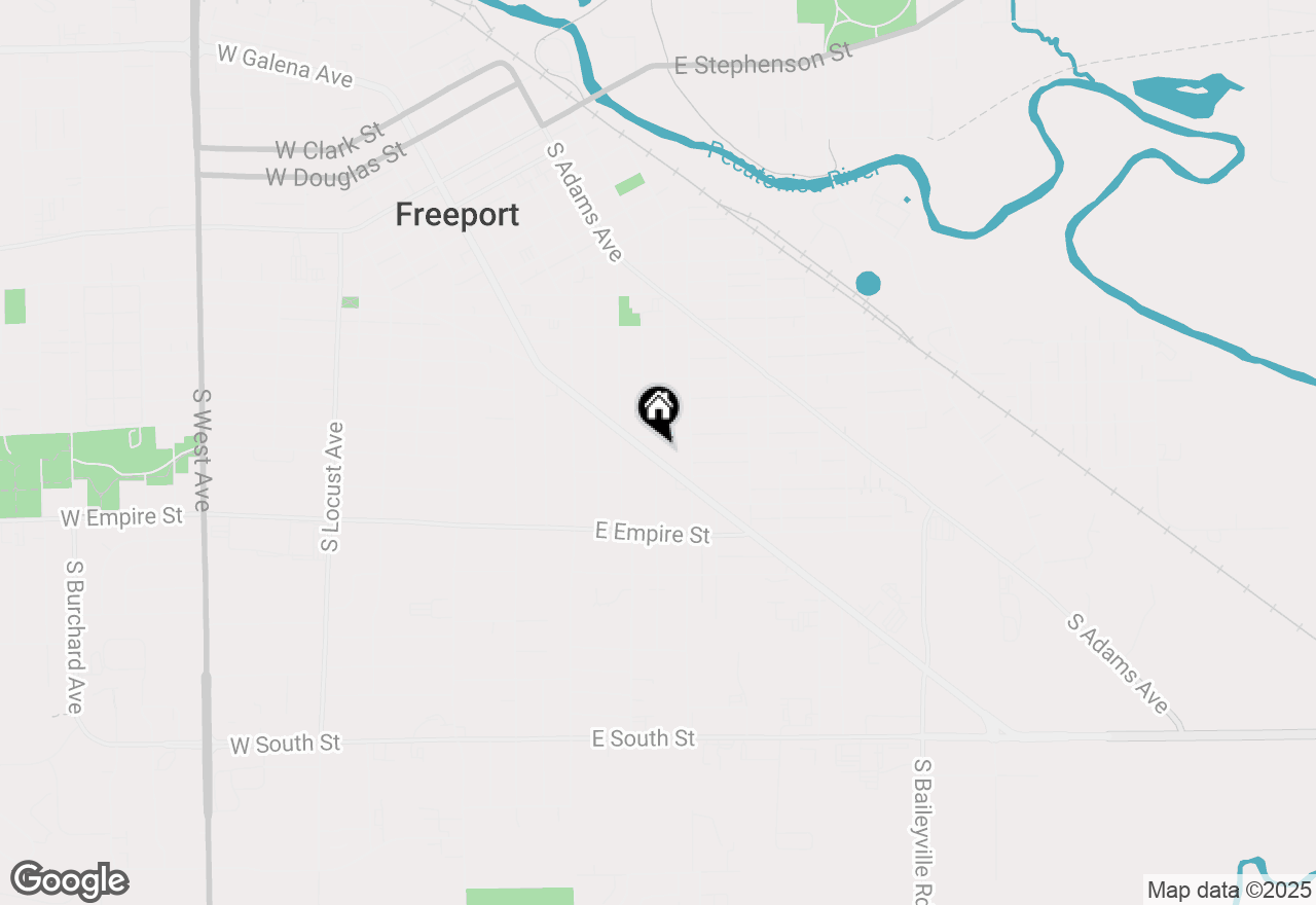 Map of 1101 S Galena Avenue, Freeport, IL 61032