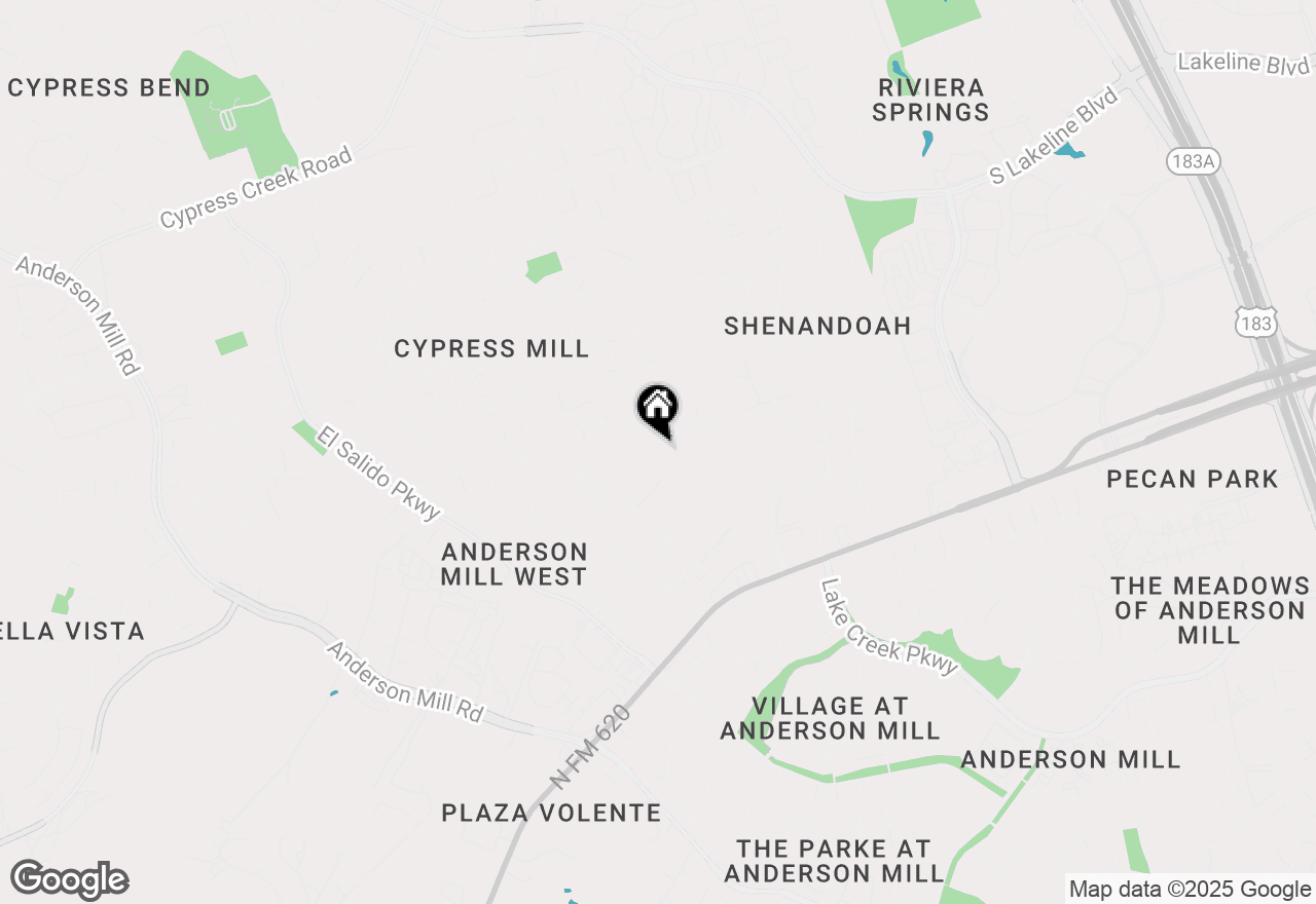 Map of 1207 Meadow Lark Dr, Cedar Park, TX 78613