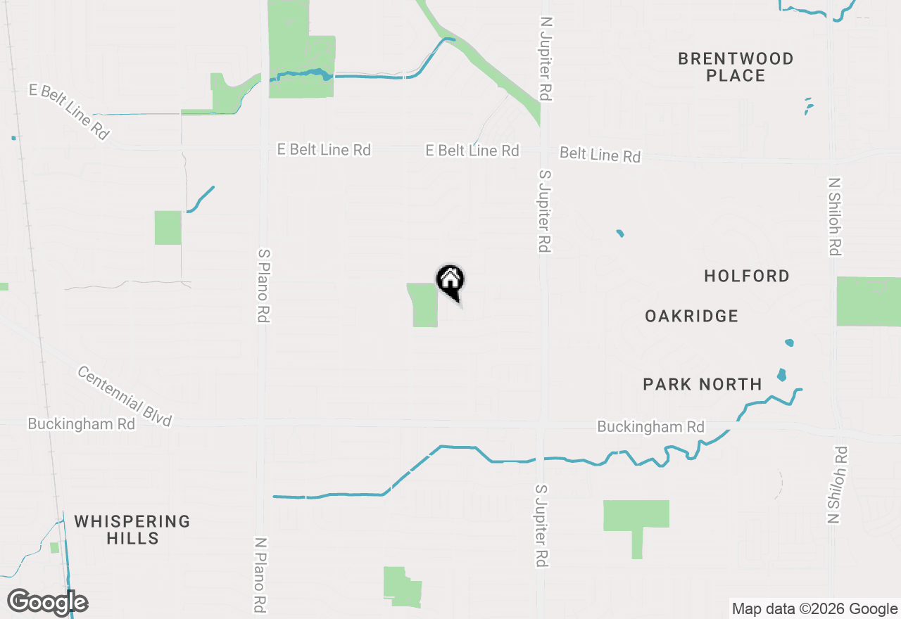 Map of 5 Green View Circle, Richardson, TX 75081