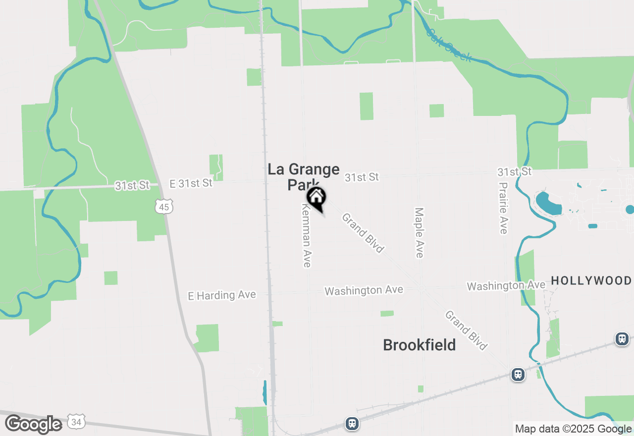 Map of 9532 Lexington Avenue, Brookfield, IL 60513